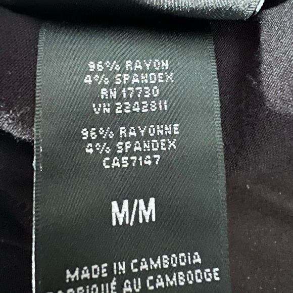 LONG BLACK SKIRT/ STRAPLESS DRESS WITH SLIT AND FRONT SCRUNCH - Picture 5 of 6